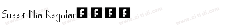Sweet Mia Regular字体转换